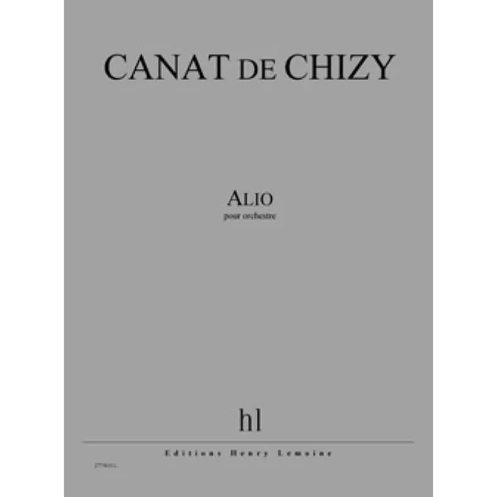Chizy, Edith Canat De – Alio