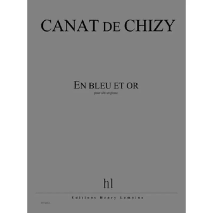 Chizy, Edith Canat De – En bleu et or