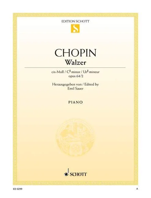 Chopin, Frédéric : Chopin, Frédéric : Waltz C-sharp minor, – piano – Schott Digital