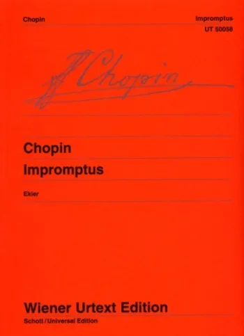 Chopin : Impromptus: Piano (Weiner Urtext)