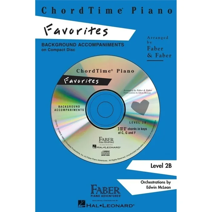 ChordTime Piano Favorites Level 2B CD