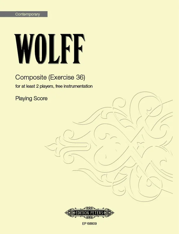 Christian Wolff : Christian Wolff : Composite (Exercise 36) – Players – Faber Digital