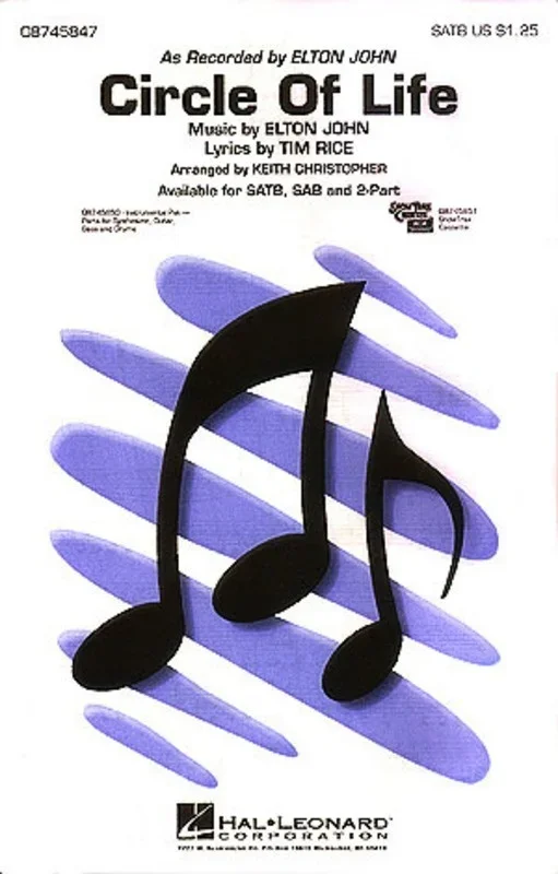 Circle Of Life Instrumental Pack (Set of Parts)