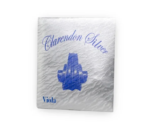 Clarendon Silver Viola Set 12in