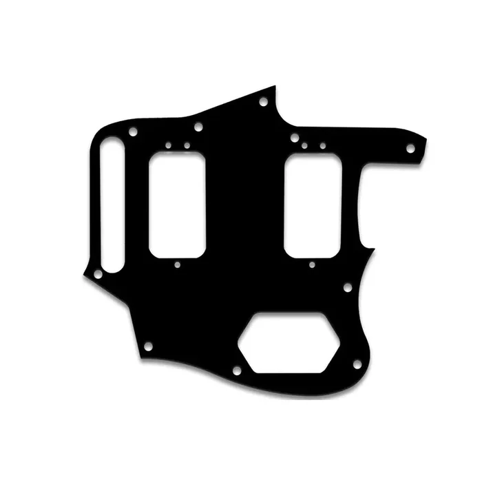 Classic Player Jaguar Special HH – Thin Shiny Black .060″ / 1.52mm Thickness, No Bevelled Edge