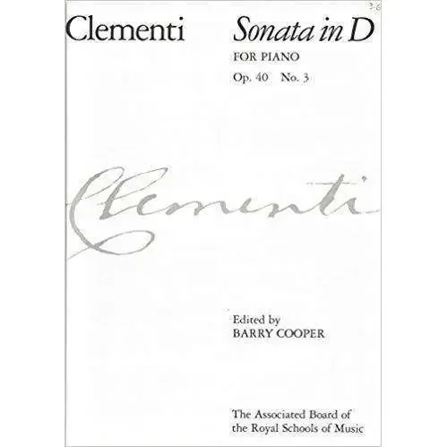 Clementi Sonata in D (Op. 40 No. 3)