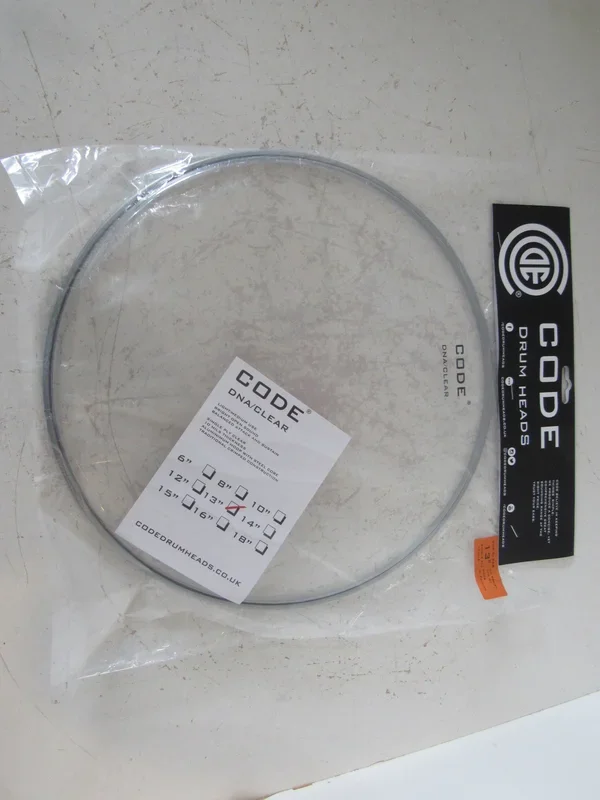 Code DNA 13 ” Single Ply 10mil Clear Drum Head