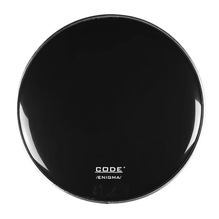 Code Enigma Bass Drum Resonant Head 22” – Black