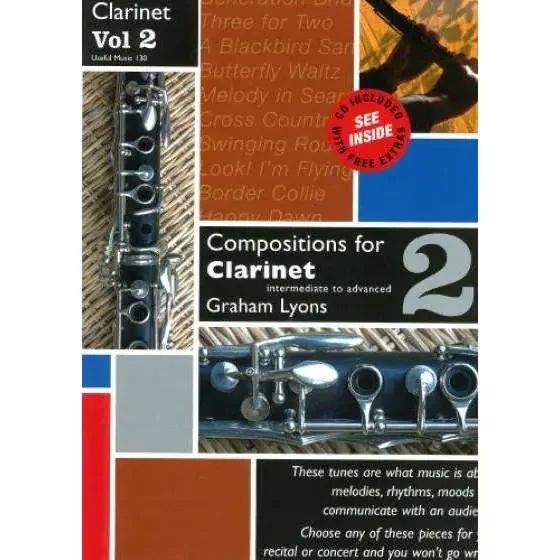 Compositions For Clarinet Volume 2 – Graham Lyons