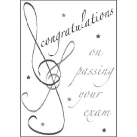 Congratulations Greeting Card – Music Gifts