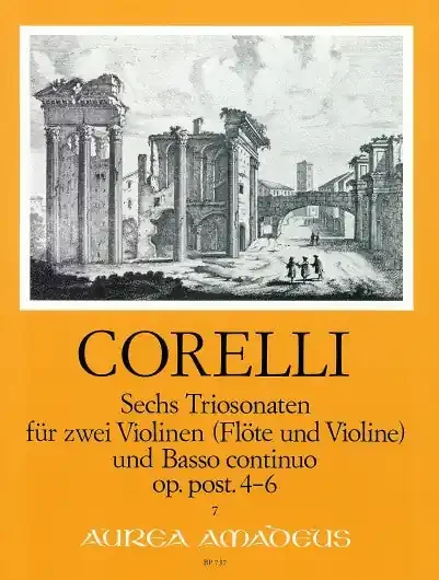 Corelli 6 Trio Sonatas for 2 Violins and Basso Continuo, Vol. 2