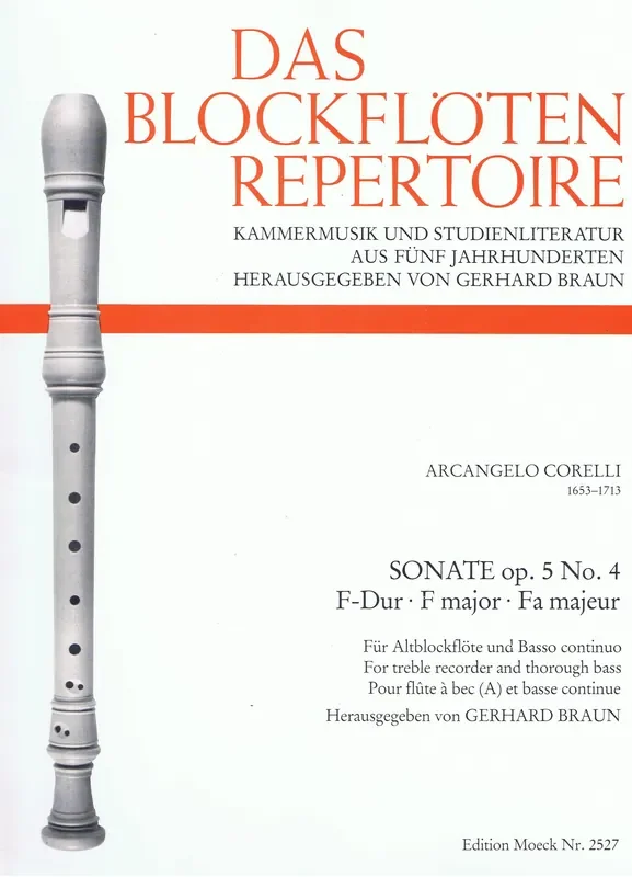 Corelli Sonata in F Major for Treble Recorder and Basso Continuo
