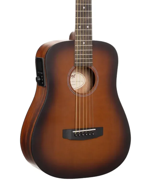 Cort Earth Go HyVibe – Open Pore Brown Burst