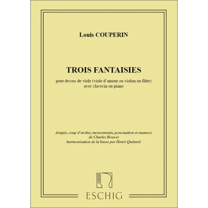 Couperin, François – 3 Fantaisies