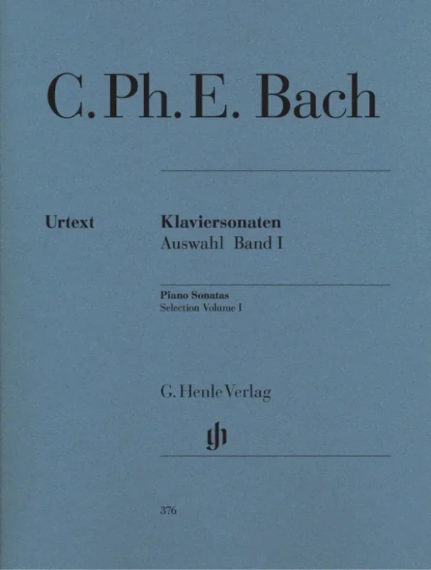 Cpe Bach – Selected Sonatas Book 1 Urtext (Softcover Book)