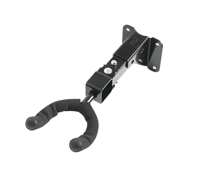 CPK Ukulele Wall Hanger Lipped Metal Base Swivel Head Screw Mount Black