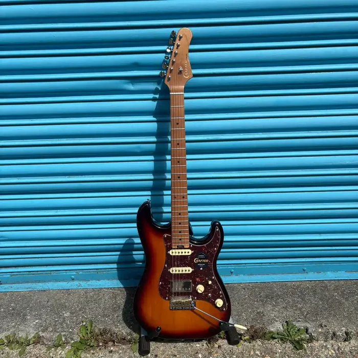 Crafter Crema HSS Electric Guitar – Tobacco Sunburst