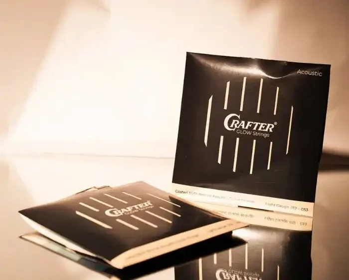 Crafter Glow Strings 12 – 53 Coated 85/15 Bronze Acoustic Guitar Strings