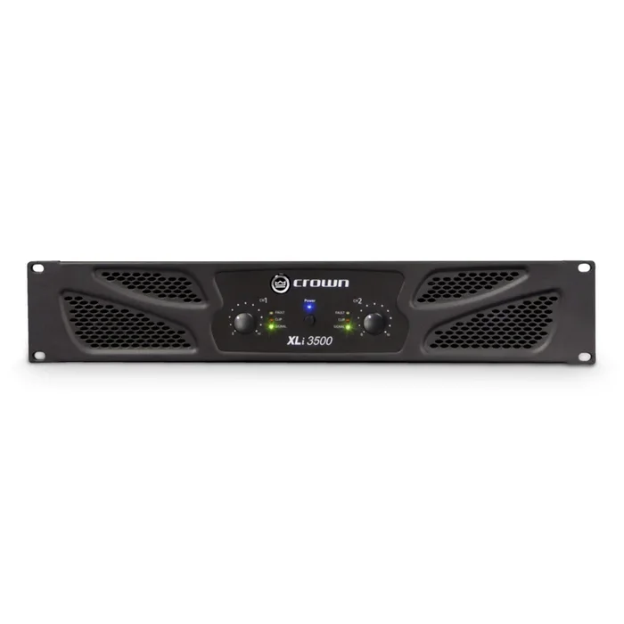 Crown XLI3500 Power Amplifier 2CH 1350W @ 4Ohm – Rugged, Reliable, Affordable for Musicians, DJs, and Venues