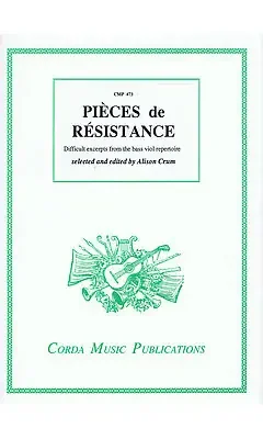 Crum (ed.) Pièces de Résistance – Difficult Excerpts for the Bass Viol