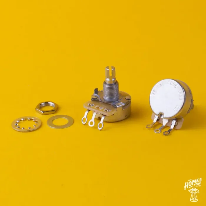 CTS – Reverse / Left Handed audio taper 250k & 500k short shaft pots