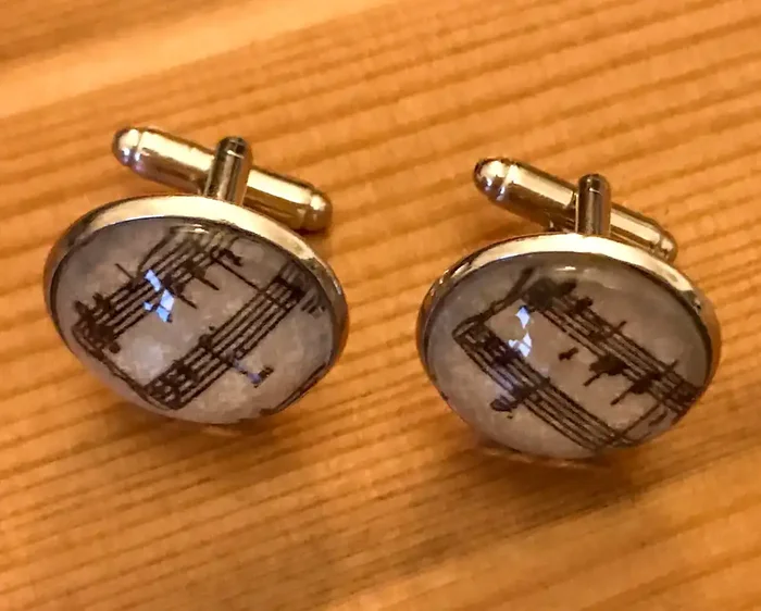 Cufflinks, featuring keyboard music