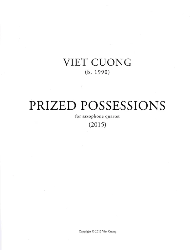 Cuong: Prized Possessions