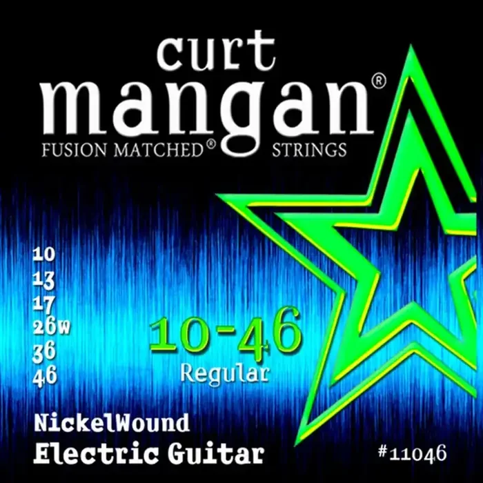 Curt Mangan Nickel Wound 10-46 Electric Guitar Strings