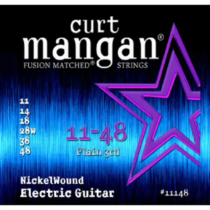 Curt Mangan Nickel Wound 11-48 Electric Guitar Strings