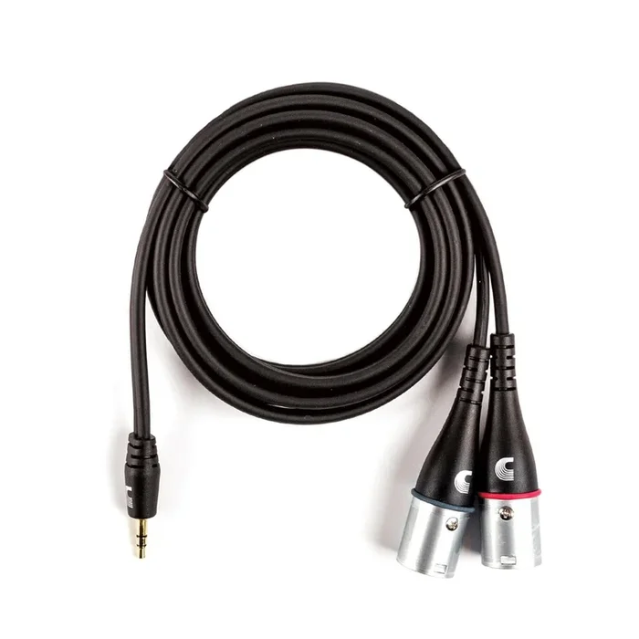 Custom Series 1/8Ç? to Dual XLR Audio Cable, by D’Addario