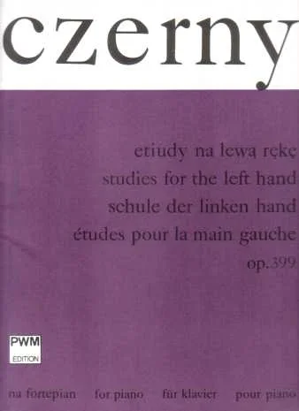 Czerny : 10 Studies For The Left Hand Op.399: Piano Studies (Paderewski)