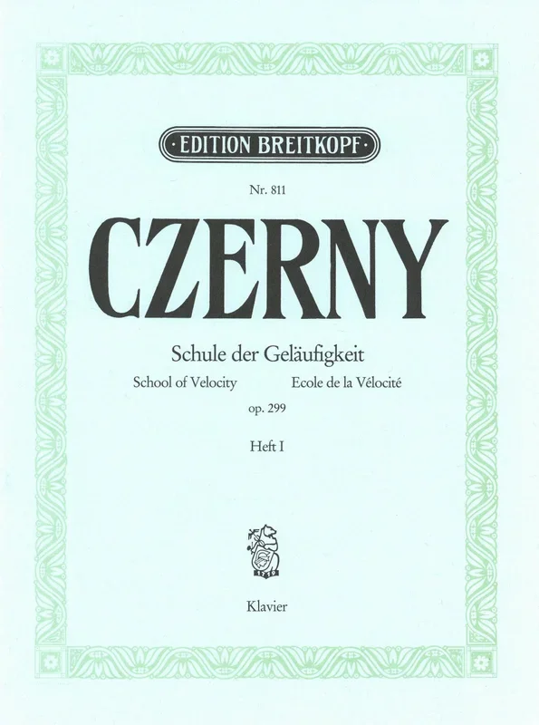 Czerny: School of Velocity, Op. 299 – Volume 1