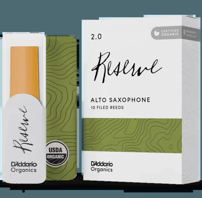 D’ADDARIO DJR1020 #2 Reserve Alto Sax Reeds, Box of 10