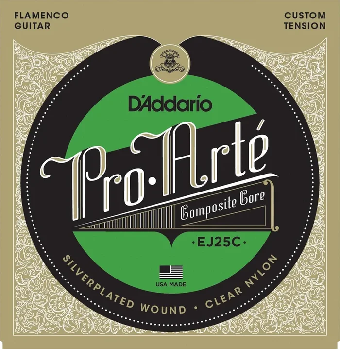 D’Addario EJ25C Pro-Arte Clear Nylon Composite Flamenco Guitar Strings