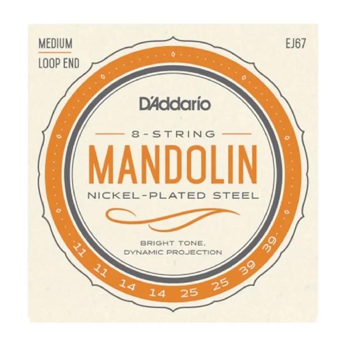 D’Addario EJ67 Nickel Mandolin 11-39