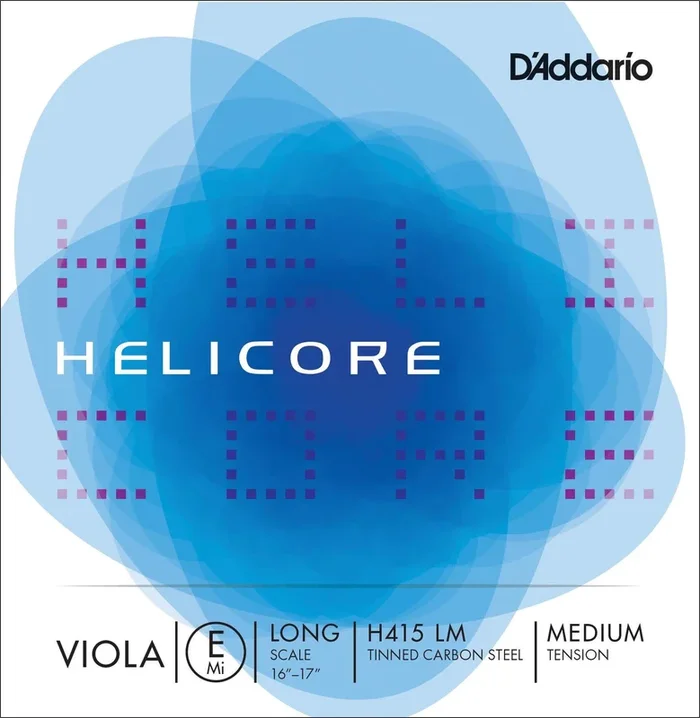 D’Addario Helicore Viola Single E String, Long Scale, Medium Tension