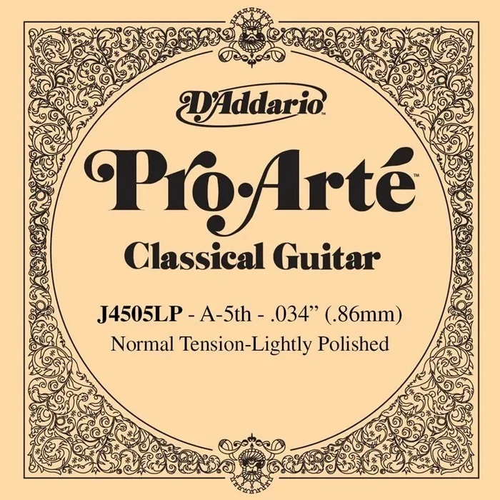 D’Addario J4505LP Pro-Arte Composite Classical Guitar Single String, Normal Tension, Fifth String