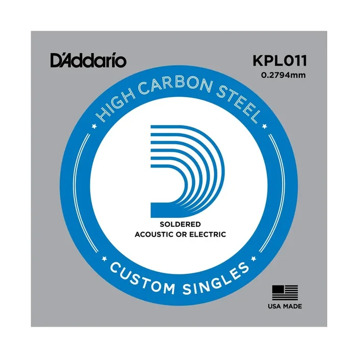 D’Addario KPL011 Soldered Twist Reinforced Single String, .011