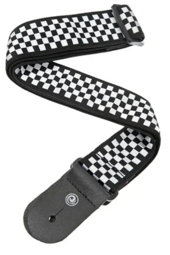 D’Addario Planet Waves Guitar Strap – Woven Nylon – Check Mate