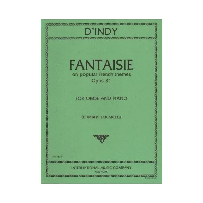 d’Indy, Vincent – Fantasie op. 31
