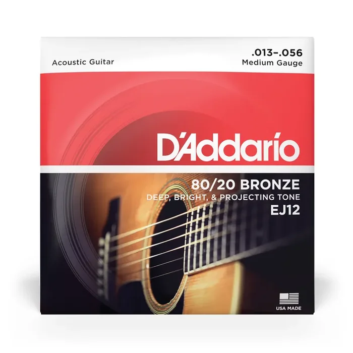 D‘Addario 80/20 Bronze 13-56 Acoustic Guitar Strings, Medium