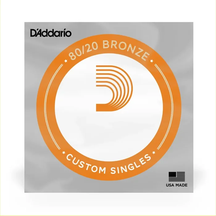 D‘Addario 80/20 Bronze 45 (.045″) Acoustic Guitar Single String BW045