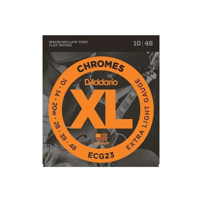D‘Addario Chromes Flat Wound Electric Guitar Strings
