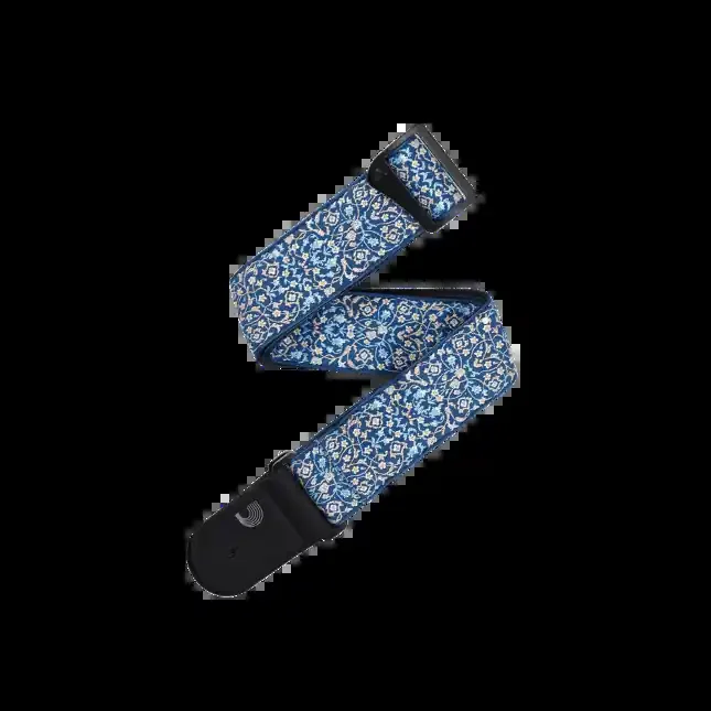 D‘Addario Eco Persian Woven Guitar Strap, Blue