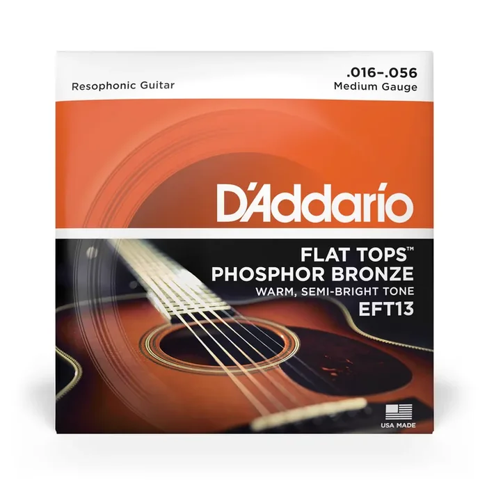 D‘Addario EFT13 Flat Tops Phosphor Bronze 16-56 Acoustic Guitar Strings