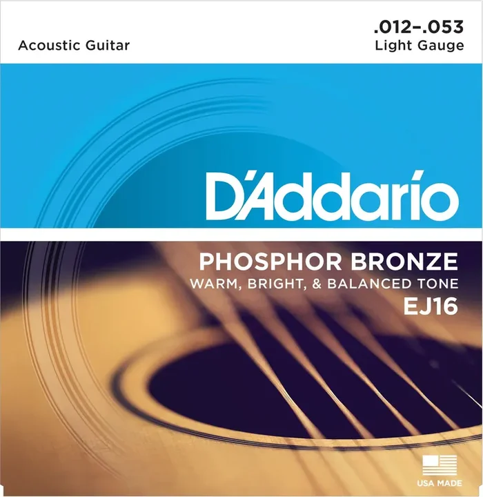 D‘Addario EJ16 Light Phosphor Bronze Acoustic Strings