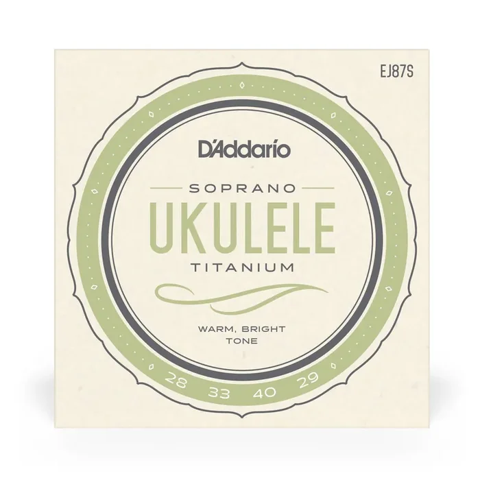 D‘Addario EJ87S T2 Titanium Soprano Ukulele Strings 28-29 Gauge
