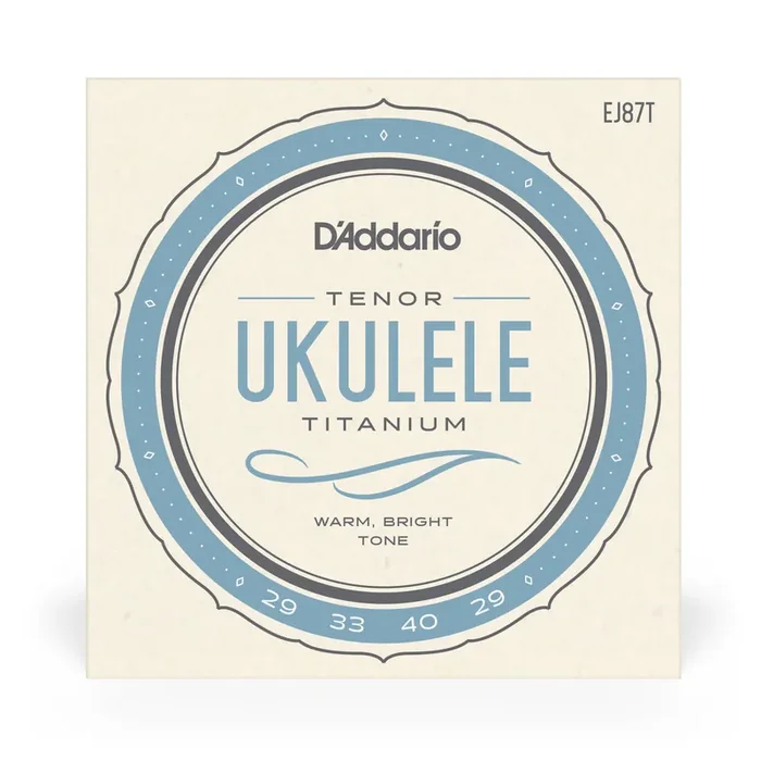 D‘Addario EJ87T T2 Titanium Tenor Ukulele Strings for GCEA Tuning