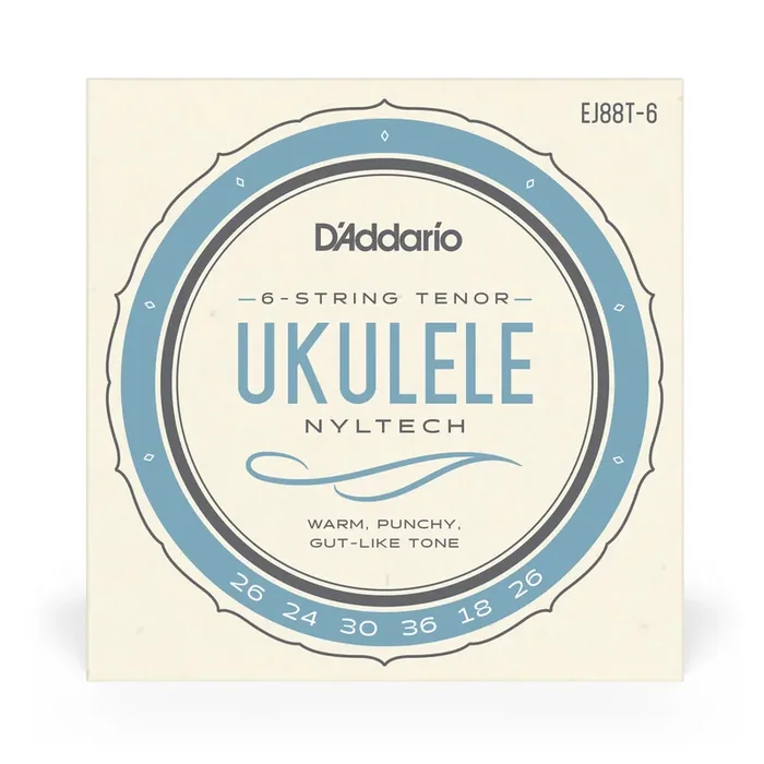 D‘Addario EJ88T-6 Nyltech Ukulele Strings 6-String Tenor GCEA
