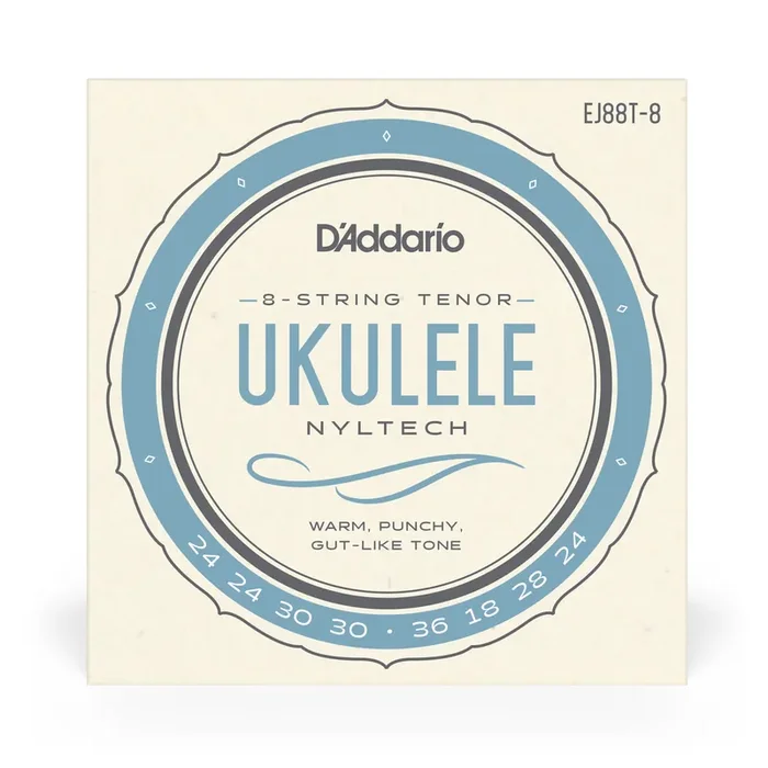 D‘Addario EJ88T-8 Nyltech Ukulele Strings 8-String Tenor GCEA